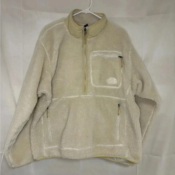 Mens size XL northface Sherpa half zip extreme pile  jacket, #F245 - Picture 2 of 8